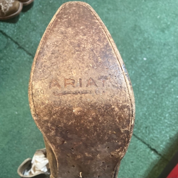 Ariat Brown Western Ankle Boots - Picture 4 of 14